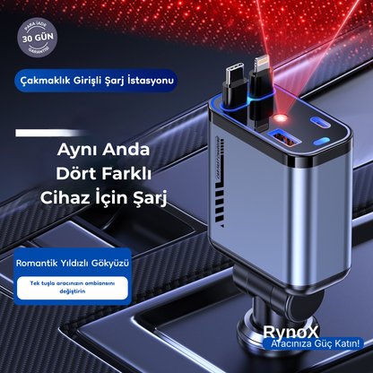 RynoX Araç İçi Şarj Cihazı